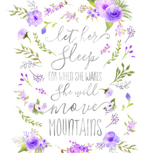 Floral Whimsy Collection - Let Her Sleep - Instant Download